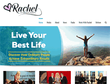 Tablet Screenshot of connectwithrachel.com